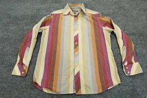 Robert Graham Shirt Adult Medium Multicolor Long Sleeve Flip Cuff Designer Mens - Bild 1 von 13