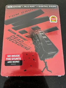 MISSION IMPOSSIBLE: DEAD RECKONING PT 1 STEELBOOK*4K ULTRA HD BLU-RAY*R/FREE*NEW - Picture 1 of 2