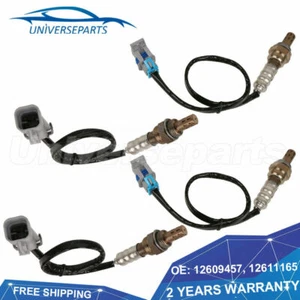 Sensor de oxígeno O2 ascendente y descendente 4X para 08-13 GMC Sierra 1500 Chevy Silverado V8 - Imagen 1 de 9