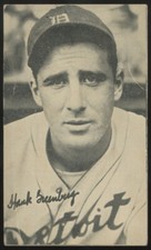 1936 Goudey Premiums Wide Pen R314 Hank Greenberg Type 3 Good (Creases)