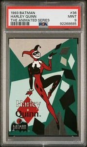 1993 Batman The Animated Series #36 Harley Quinn (1st Card, Rookie, RC) PSA 9 - Picture 1 of 2