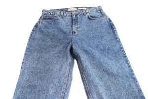 American Apparel Women s High-Waist Jean medium marble Wash 33W/32 - Picture 1 of 4