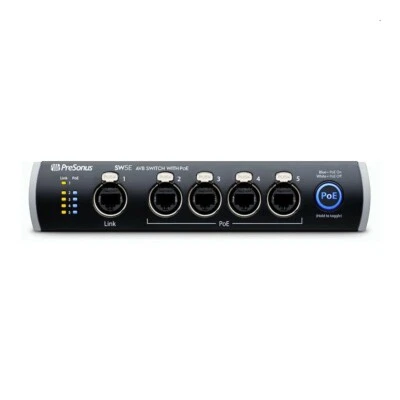 PRESONUS SW5E 5 AVB Port (PoE) Network Interface - Image 1 of 4