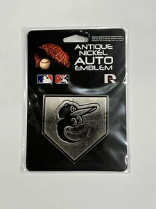 NEW SEALED MLB Baltimore Orioles AUTO EMBLEM PREMIUM EDITION CHROME METAL - Picture 1 of 2