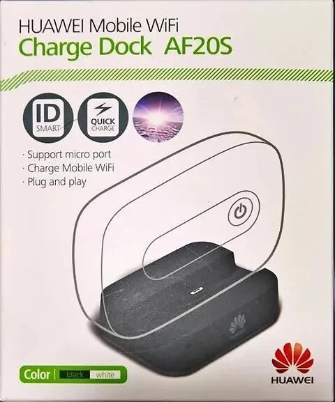 HUAWEI MOBILE WIFI CHARGE DOCK di ricarica saponetta huawei AF20S bianco E5330 - Immagine 1 di 1