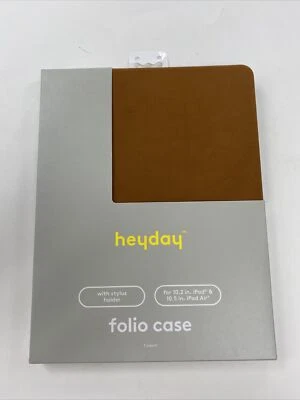 Чехол-книжка Heyday для 10,2 дюйма iPad и 10,5 дюйма iPad Air: коричневый, искусственная кожа - Изображение 1 из 3