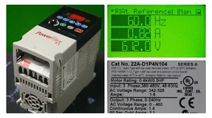 Zero Hours Allen Bradley PowerFlex4 1/2PS 22A-D1P4N104 getestet gut FRN:5.01 - Bild 1 von 14