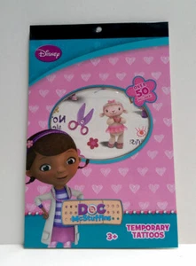 50+ Tatuaggi Temporanei 4 Fogli Pad Libro Bambini Ragazza DISNEY Doc McStuffins Book Pad - Foto 1 di 6