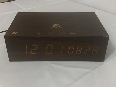 GO-GROOVE BlueSYNC TYM Bluetooth Altavoz de Música Reloj Despertador Botón Táctil Guía Foto 1 de 4