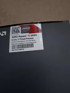 AMD Ryzen 5 2600 Processor (3.9GHz, 6 Cores, Socket AM4) Boxed - YD2600BBAFBOX - Picture 1 of 3