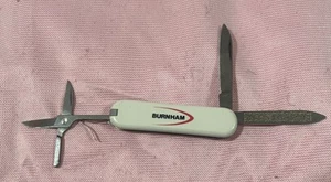 VICTORINOX Rostfrei Swiss Pocket Knife Folding Blade File Scissors Mini White - Picture 1 of 13