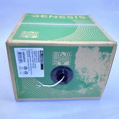 GENESIS 22/4 STRANDED WHITE WIRE 1000' CL2P CMP  - 31041101 - Image 1 of 4