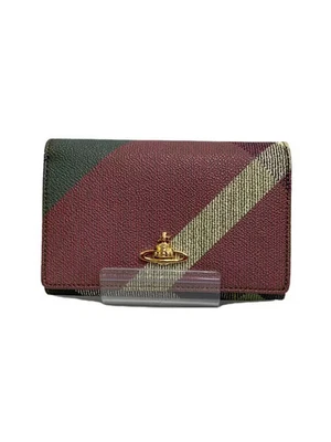 Cartera Vivienne Westwood plegable de cuero multicolor para mujer Foto 1 de 4
