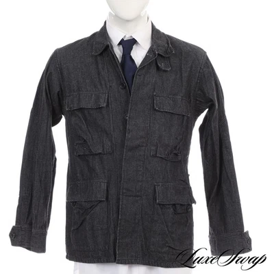 LNWOT Engineered Garments Black Grey Speckled 4 Pocket Utility Jacket Coat USA M - Image 1 of 4