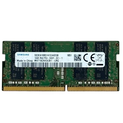 SAMSUNG 16GB 2Rx8 DDR4-19200 PC4-2400T Laptop Ram Memory M471A2K43CB1-CRC - Image 1 of 2