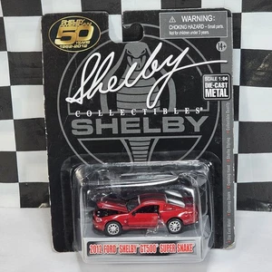 1/64 2012 SHELBY MUSTANG GT500 SUPER SNAKE 50 YEARS Anniversary Collectibles Red - Picture 1 of 13