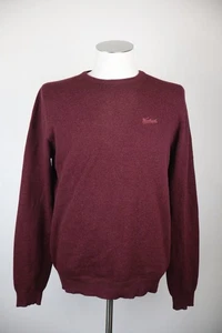 Woolrich Vintage Men's Wool Sweater Casual Bordeaux - Picture 1 of 10