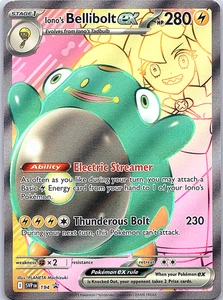Iono's Bellibolt ex 194 Sv: Scarlet & Violet Promo Cards Holo - Picture 1 of 2
