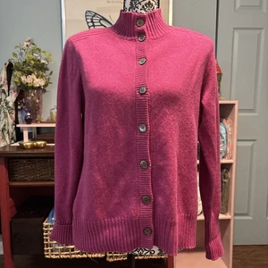 Nina Mclemore 100% Cashmere Sweater Sz Large. Very Soft. - Picture 1 of 5