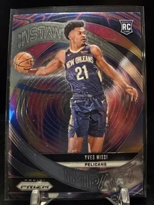 2024-25 Prizm #6 Yves Missi RC Instant Impact #6 Silver Prizm- Pelicans Rookie - Picture 1 of 2