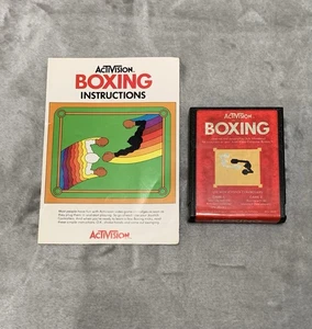 Atari 2600 BOXING Game Cartridge & Instruction Manual by Activision - Picture 1 of 5
