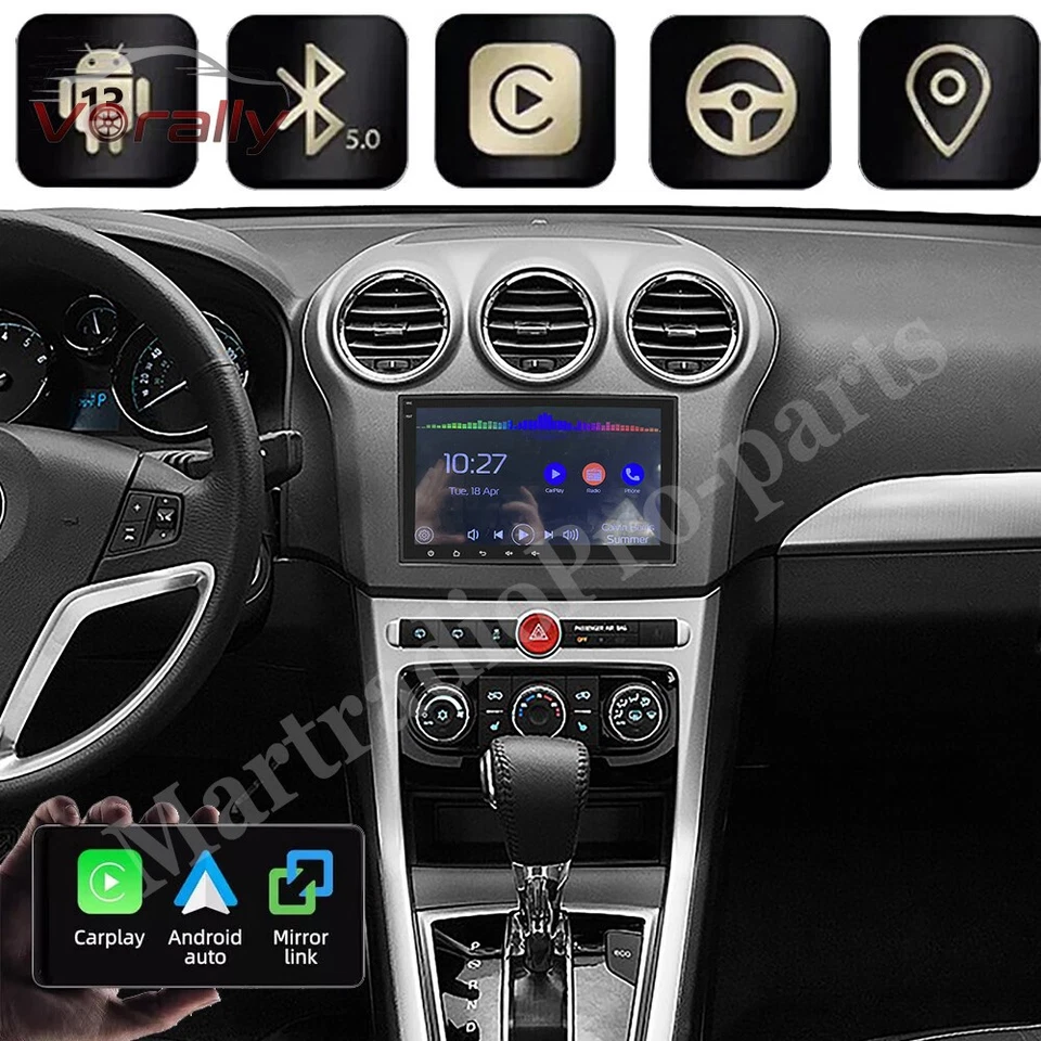 For 2012-2015 Chevrolet Captiva Sport Android 15 CarPlay Car Stereo Radio GPS Foto 1 de 4