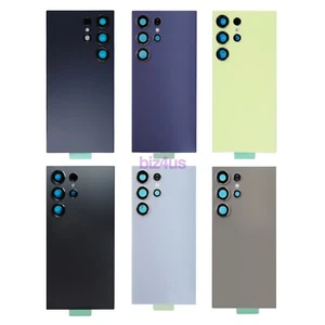 Coque Vitre Arrière de Remplacement pour Samsung Galaxy S24 Ultra avec Objectif Caméra - Photo 1 sur 13