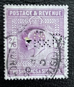 Großbritannien 139 / 1902-1911 2sh6p Flieder König Edward VII KEVII Briefmarke / gebraucht - Bild 1 von 2