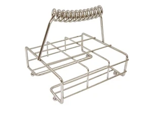 (36038) SOPORTE PARA 6 BOTES ESPECIEROS ESPECIES ESPECIAS ASA CROMADO - Bild 1 von 1