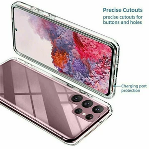 For Samsung Galaxy S22+ Ultra Shockproof Clear 360° Full Body TPU+PC Case Cover - Picture 1 of 9