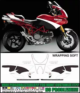 MULTISTRADA STICKERS 620 1000 1100 PIKES PEAK NO PAINT COMPATIBLE KIT - Picture 1 of 1