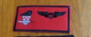 TOPPA USAF, 1ST RECON SQUADRON, ETICHETTA CON NOME, PILOTA BASE - Foto 1 di 1