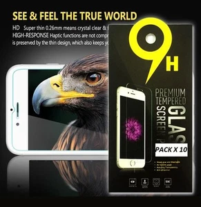 Lot 10 Tempered GLASS Screen Protector FOR iPhone 16 XR 11 PRO Samsung MOTO 2024 - Picture 1 of 8