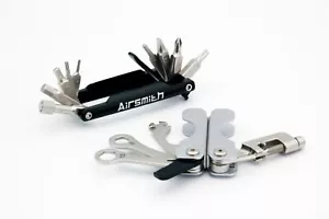 Airsmith FA-03 Bicicleta de Ciclismo Multi Mini Herramienta con Palanca de Neumáticos y Interruptor de Cadena en Negro - Imagen 1 de 11