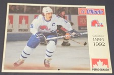 1991-1992 QUEBEC NORDIQUES O'KEEFE PETRO CANADA - CALENDAR CALENDRIER - ORIGINAL