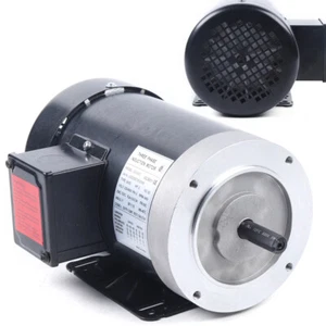 Motor eléctrico trifásico 56C 2HP 3 PH cuadro TEFC 208-230/460V 3 fases 3450 RPM - Imagen 1 de 14