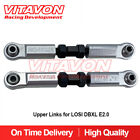 VITAVON CNC aluminum 7075  Upper Links for LOSI  DBXL E2.0 silver