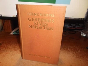 Geheimnis eines Menschen by Paul Zsolnay Verlag - 1927 - HC - German - Bild 1 von 15