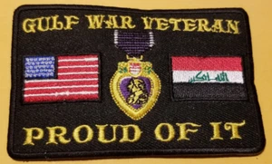 Parche militar VETERANO DE LA GUERRA DEL GOLFO ORGULLOSO DE ELLO aprox 2,5X3,75" - Imagen 1 de 2