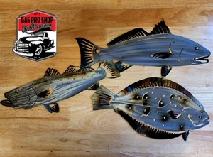 Platija de mar platija de metal arte de pared Texas Slam decoración del hogar regalo idea mota - Imagen 1 de 3