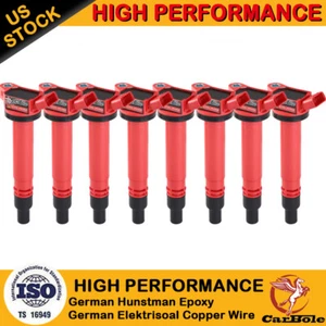 8 Pack Ignition Coil For Lexus GS350 IS350 Toyota RAV4 Camry Tundra Avalon UF507 - Picture 1 of 15
