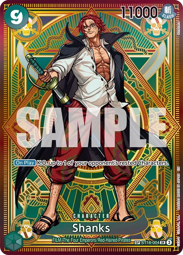 One Piece A Fist of Divine Speed Shanks Special Card  ST16-004 NM english - Bild 1 von 1