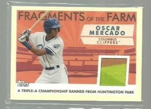 2019 Topps Pro Debut Fragments of the Farm Relics #FOFCOL Oscar Mercado (r 76052 - Picture 1 of 1