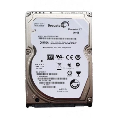 Seagate XT 500GB ST95005620AS 7200RPM 32MB SATA2 2.5" Laptop HDD Hard Drive - Image 1 of 4