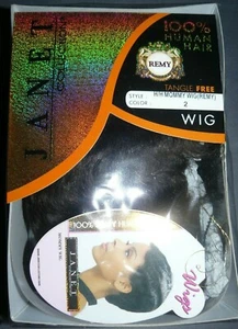 NEW Janet Collection 100% Human Hair (Remy) Mommy Wig Color: 2 - Picture 1 of 1