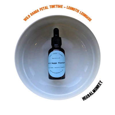 HERBALMONKEY Wild Dagga Petal Tincture 30ml | Leonotis Leonorus | 1:6 30ml
