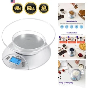 Compact Kitchen Scale with Removable Bowl - Measure Food Accurately up to 11lb - Picture 1 of 9