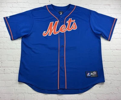 MLB New York Mets Matt Harvey #33 Azul Majestuosa Camiseta de Béisbol Para Hombre Talla XXL Foto 1 de 4