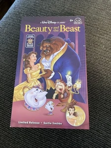 Disney Parks Beauty & the BEAST plush in VHS box Limited Release New-not Sealed - Picture 1 of 4