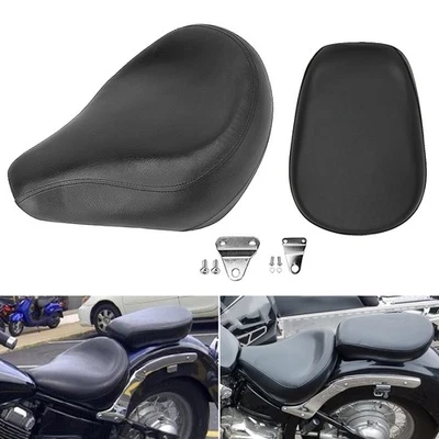 Front Driver Seat & Passenger Seat For Yamaha V Star 650 XVS650 Custom 1998-2010 - Imagem 1 de 4